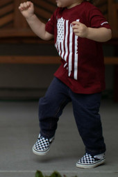 LA Police Gear Distressed Flag Toddler T-Shirt  DF-TODDLER  Thumbnail Image