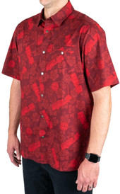 LA Police Gear Fire Tactical Tiki™ Short Sleeve Button Up Shirt  SSBU-FIRE  Thumbnail Image