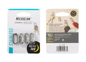 Nite Ize KeyLink Carabiner Stainless - 4 Pack  KL-11-4R3 094664052635 Thumbnail Image