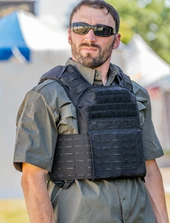 LA Police Gear Atlas Plate Carrier + 2 10" x 12" Ballistic Armor Rifle Plates Thumbnail Image