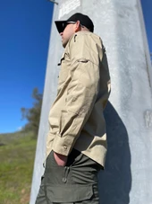 LA Police Gear Men's Long Sleeve Battle Rattle Stretch Field Shirt  LSBRFS  Thumbnail Image