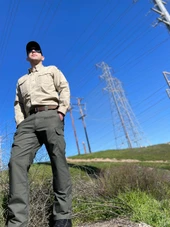 LA Police Gear Men's Long Sleeve Battle Rattle Stretch Field Shirt  LSBRFS  Thumbnail Image