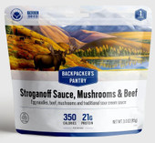 Backpacker's Pantry Stroganoff: Egg Noodles, Beef & Mushrooms - 1 Serving  101410 048143014102 Thumbnail Image