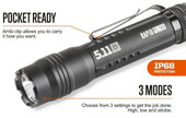 5.11 Tactical Rapid PL 1AA Flashlight 53395  53395  Thumbnail Image