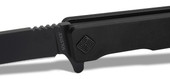 Ocaso Solstice Flipper Folding Knife With Black Straight Blade And Titanium Handle  10CTB 850042713037 Thumbnail Image