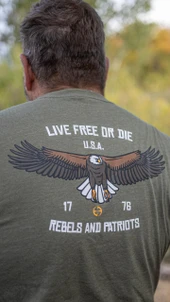 LA Police Gear Live Free Or Die  T-Shirt  LIVEFREEDIE  Thumbnail Image