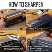Smith's 6" Three Stone Sharpening System  51444 027925514443 Thumbnail Image