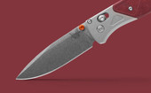 Benchmade 535-09 Ash Grey/Redstone Bugout Drop Point Folding Knife  535-09 610953212339 Thumbnail Image