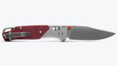 Benchmade 535-09 Ash Grey/Redstone Bugout Drop Point Folding Knife  535-09 610953212339 Thumbnail Image