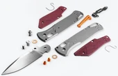 Benchmade 535-09 Ash Grey/Redstone Bugout Drop Point Folding Knife  535-09 610953212339 Thumbnail Image