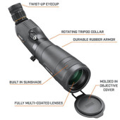 Bushnell 20-60x65 Trophy Xtreme Black Spotting Scope  887520B 029757007766 Thumbnail Image