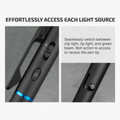 Olight O'Pen 3 Multifunctional Pen Light with 120 Lumens & Green Laser  OPEN3  Thumbnail Image
