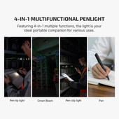 Olight O'Pen 3 Multifunctional Pen Light with 120 Lumens & Green Laser  OPEN3  Thumbnail Image