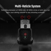 Osight C Open Reflex Optic with Replaceable Side-Loading Battery