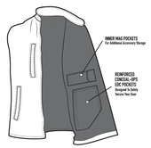 Rothco V2 Concealed Carry Soft Shell Vest - LA Police Gear Thumbnail Image