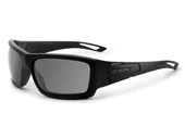 ESS Credence Sunglasses, ESS-EE9015, black sports sunglasses with gray mirrored lenses and adjustable temples for outdoor activities. Thumbnail Image
