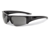 ESS Crowbar Tactical Sunglasses ESS-EE9019, black wraparound sports sunglasses with gray reflective lenses. Thumbnail Image