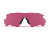ESS CrossBlade Eyeshield Standard LPL-5 3LS Kit, pink sports eyewear with a sleek wrap-around design and black nosepiece. Thumbnail Image