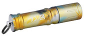 Olight i3E EDC Palm Breeze Keychain Flashlight I3EPB, compact portable flashlight with tropical palm leaf design and keyring attachment. Thumbnail Image