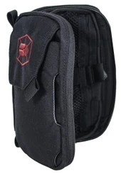 Kitanica Flip Admin Pouch 112-KN, black tactical organizational pouch with multiple compartments and zippers for gear storage. Thumbnail Image