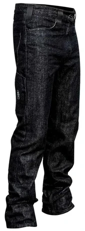 Kitanica American Jeans 301-KN, black distressed denim pants with multiple pockets and reinforced stitching. Thumbnail Image
