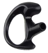 Earphone Connection Ghost Series Black Soft Rubber Earmolds for Acoustic Tubes GHOST-BK, a black soft rubber earbud connector for acoustic tubes. Thumbnail Image