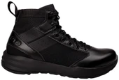 OTB Boots Fusion 6 Black Tactical Boot, side view of a sturdy black tactical boot with high ankle support, lace-up design, and durable sole. Thumbnail Image
