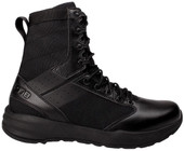 OTB Boots Fusion 8 Black Tactical Boot, a high-quality black tactical boot with durable leather and synthetic materials, featuring a lace-up design and rugged rubber outsole for tactical and military use. Thumbnail Image
