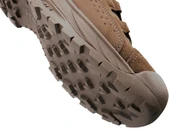 OTB Boots Incline Low Waterproof Tactical Boot, close-up view of the brown shoe showing the rugged outsole designed for traction and durability. Thumbnail Image