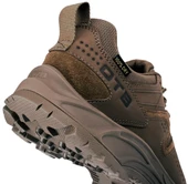 OTB Boots Incline Low Waterproof Tactical Boot, close-up of the low-cut outdoor boot showing its brown waterproof leather and fabric design with rugged sole Thumbnail Image