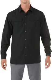 5.11 Tactical Freedom Flex Long Sleeve Shirt - Black Thumbnail Image