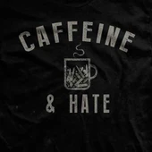 Ranger Up Bullets Caffeine and Hate Vintage Shirt RU997 Thumbnail Image
