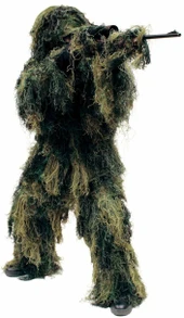 Red Rock Outdoor Gear 5-Piece Adult Ghillie Suit Woodland Thumbnail Image