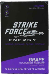 Strike Force Energy Grape Flavor 10 Count Box SFE-10-GR 863976000265 Thumbnail Image