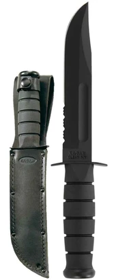 Ka-Bar Knives Full-Size Black - Serrated Edge 1212-KB Thumbnail Image