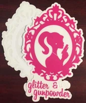 LA Police Gear Glitter and Gunpowder Sticker GLITTER-STICKER Thumbnail Image