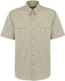 LA Police Gear Mens Short Sleeve Tactical Field Shirt 2.0 SS-FIELD - Khaki