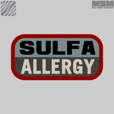 Mil-Spec Monkey Sulfa Allergy Patch SULFAALLERGY