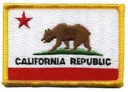 Heros Pride California State Flag Patch 6127CA - Full Color - LA Police Gear - |Only 2.99|
