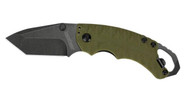 Kershaw Olive Shuffle II Olive Tanto Blade Folding Knife 8750 K-8750TOLBW 087171048345