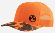 Magpul Icon Blaze Orange Trucker Hat logo