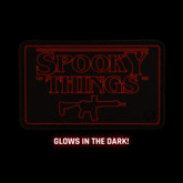 LA Police Gear Spooky Things Glow-In-The-Dark Patch