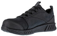 front to back of Reebok Men's Black Fusion Formidable Work Shoe