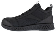 side of Reebok Men's Black Fusion Formidable Mid-Cut Work Shoe