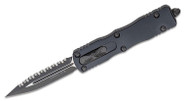 Microtech Dirac Fully Serrated Dual Action Auto OTF Knife