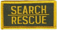 Heros Pride San Bernardino Sheriff Search Rescue Tab Patch 8078C