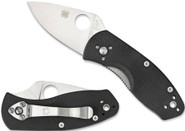 Spyderco Ambitious G-10 Black Folding Knife C148GP 716104008681