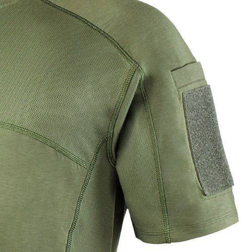 Condor Men's Trident Battle Top - Short Sleeve Combat Shirt, Moisture Wicking (OD Green, Black, Tan)