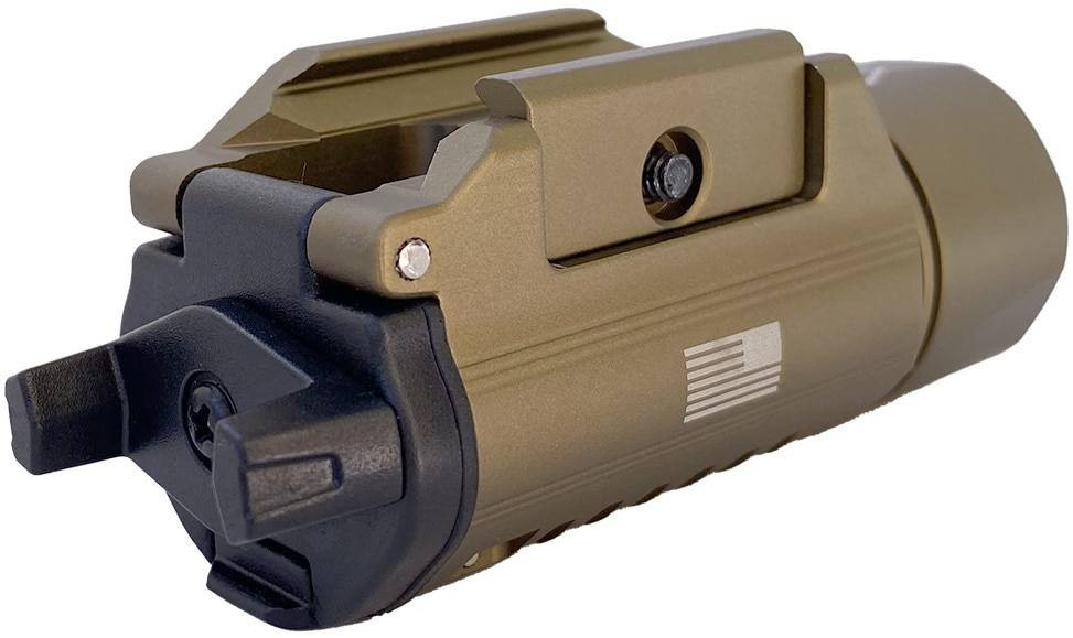 LA Police Gear FDE SlideRail® XWL Tactical Strobe WeaponLight
