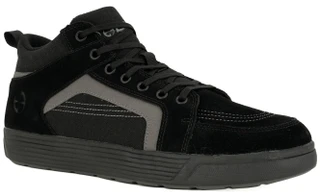 LAPG Men's Terrain Stealth Sneaker TSS, black and gray tactical sneaker with sturdy design and lace-up closure.